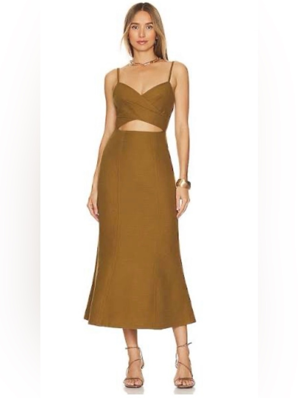 Significant Other Backless Brown Dress - Picture 3 of 3